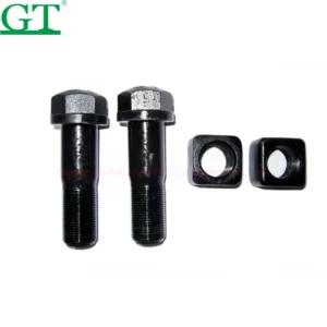 Black Bolts Hex Screw Nut Track Plow Bolt and Nut for Cutting Edge Used in 6V8360/3K9770